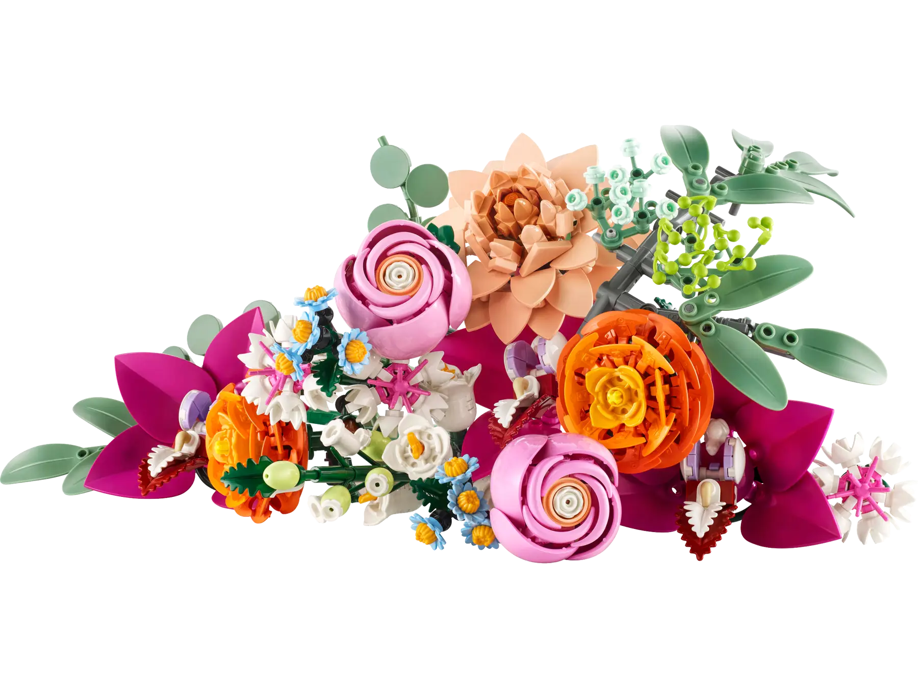 Joli bouquet de fleurs rose - Lego 10342