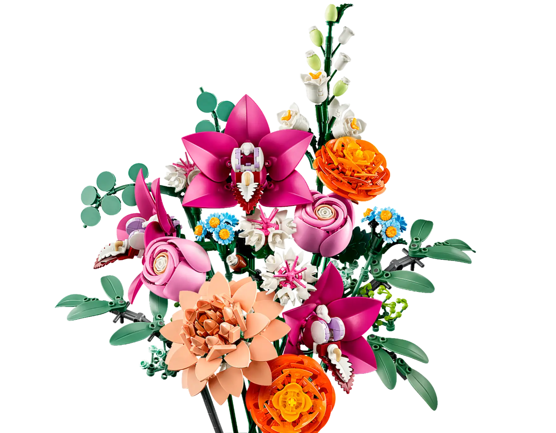 Joli bouquet de fleurs rose - Lego 10342