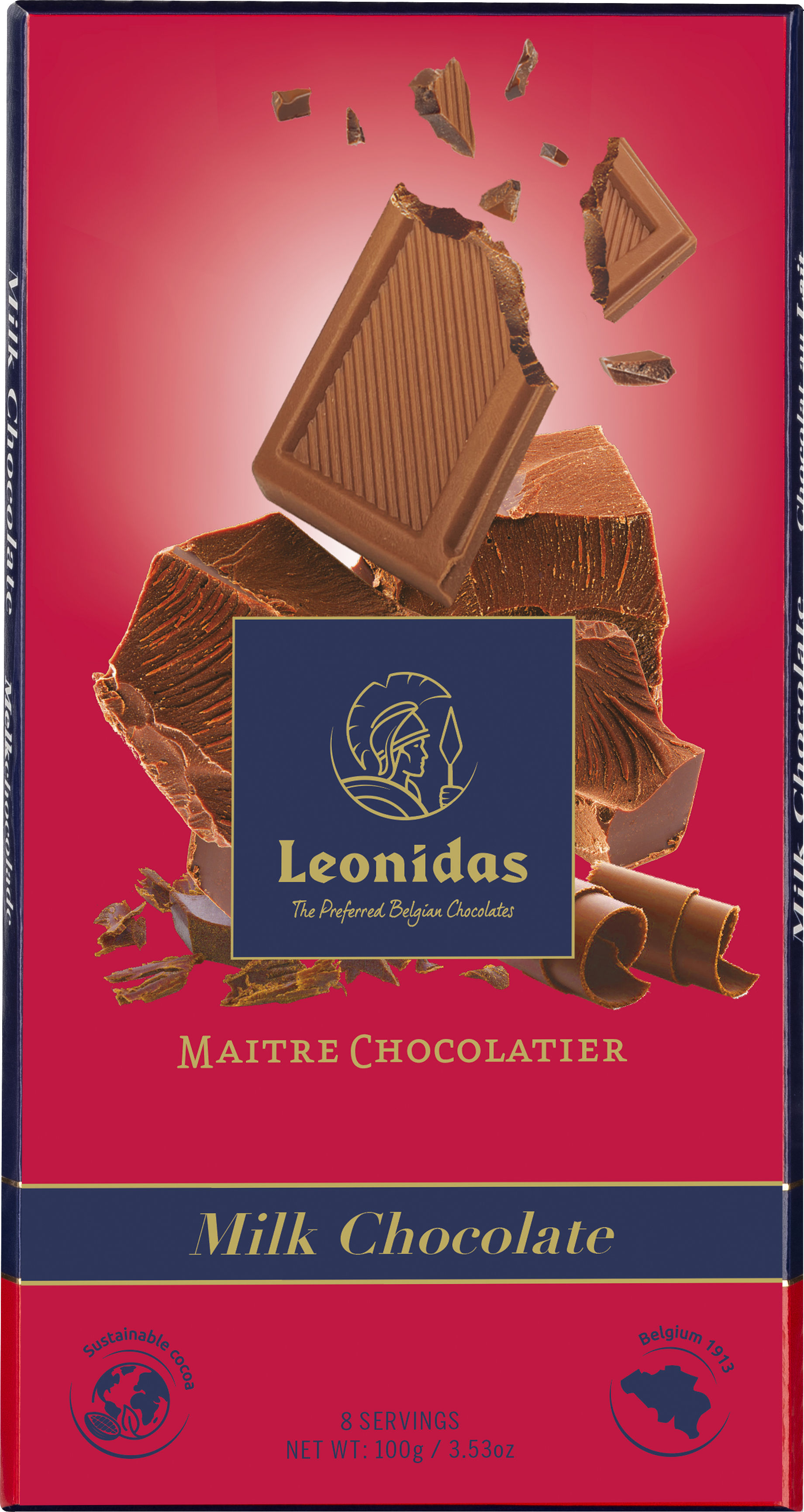 Tablette Maître Chocolatier Lait 100g