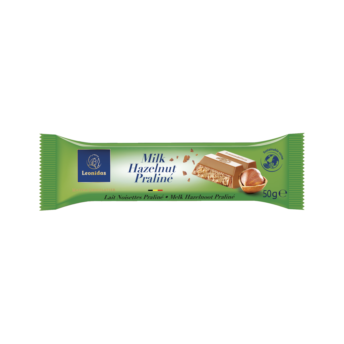 4003510 Bâton praline noisettes lait 50g