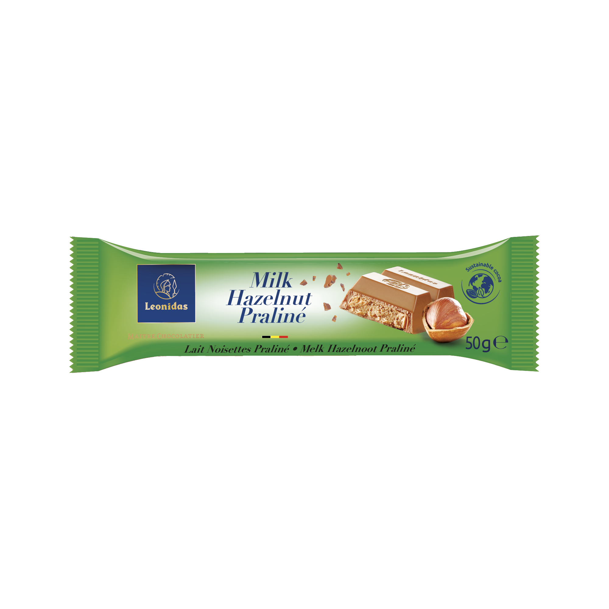 4003510 Bâton praline noisettes lait 50g