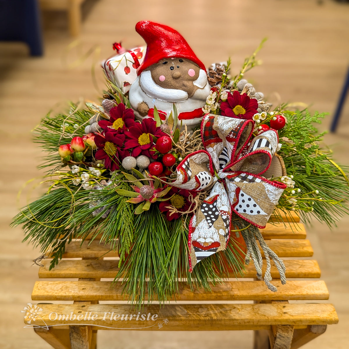 Centre de table - Mon lutin de Noël